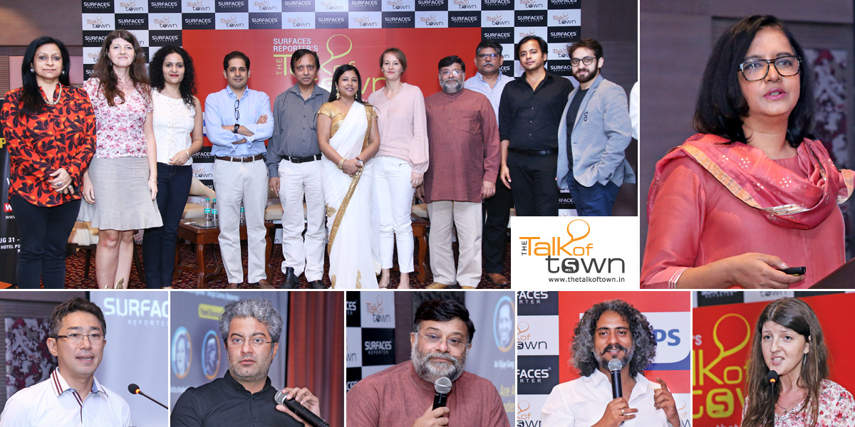 The eminent architects and designers from the city gathered today in the Talk of Town event at The Surya Hotel, New Delhi. The Talk of Town is a neatly designed conference aimed to connect, engage and expand the circle of architects, artists, and designers.